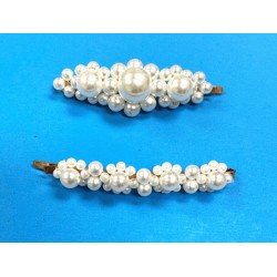 HA4154-55-Pearl Hair Clip Set